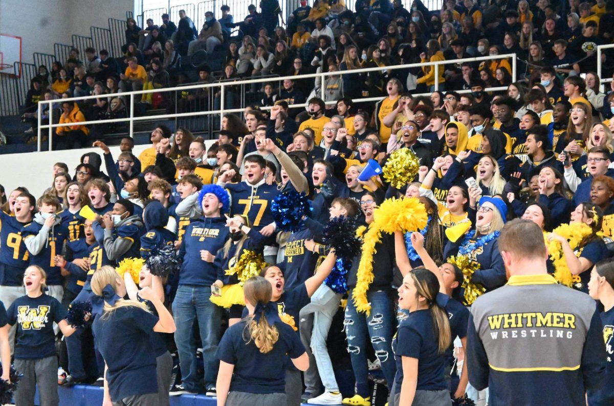 Whitmer+Panthers+cheer+and+enjoy+a+pep+rally+before+a+Friday+night+football+game.